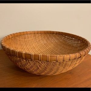 Large Boho Wicker Basket